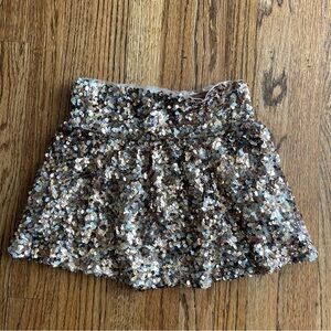 Zara Kids Sequin Skirt - Gold and Silver